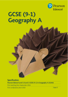 Edexcel GCSE (9-1) Geography A specification